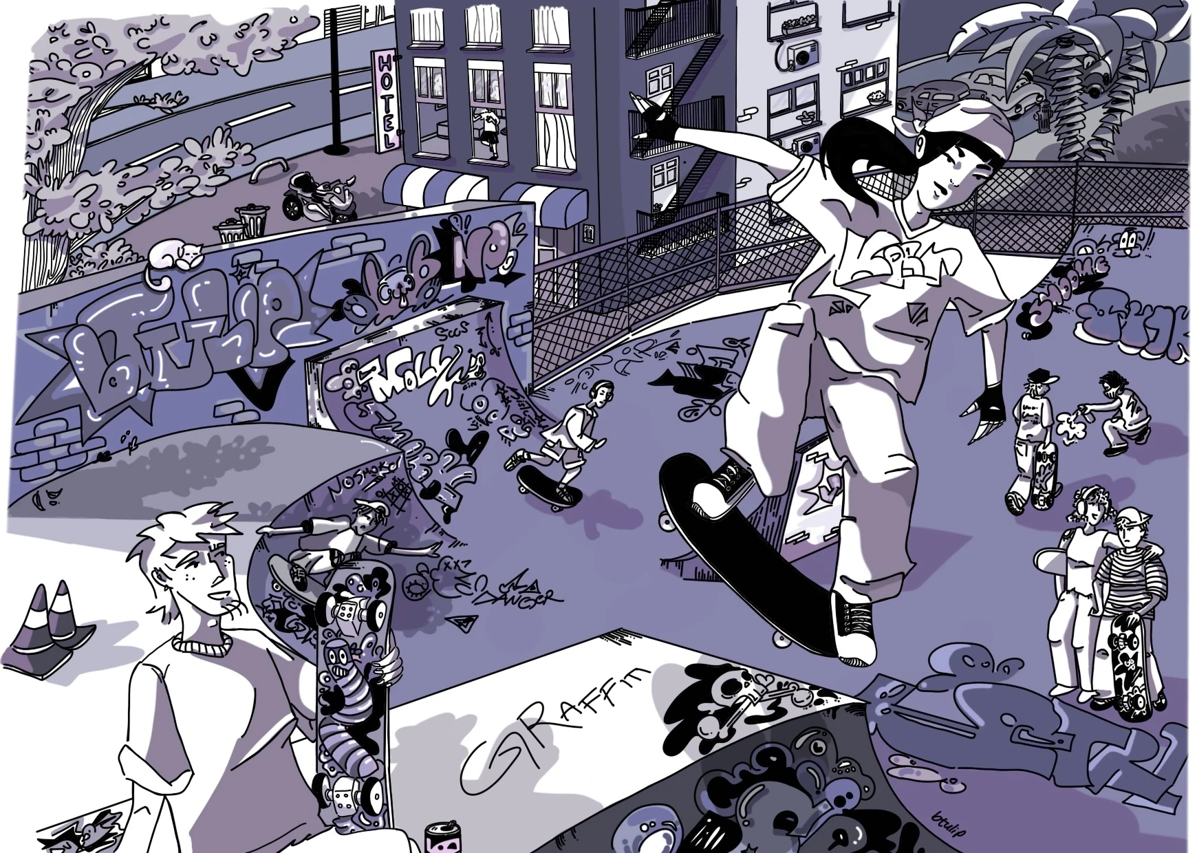 skateboard composition